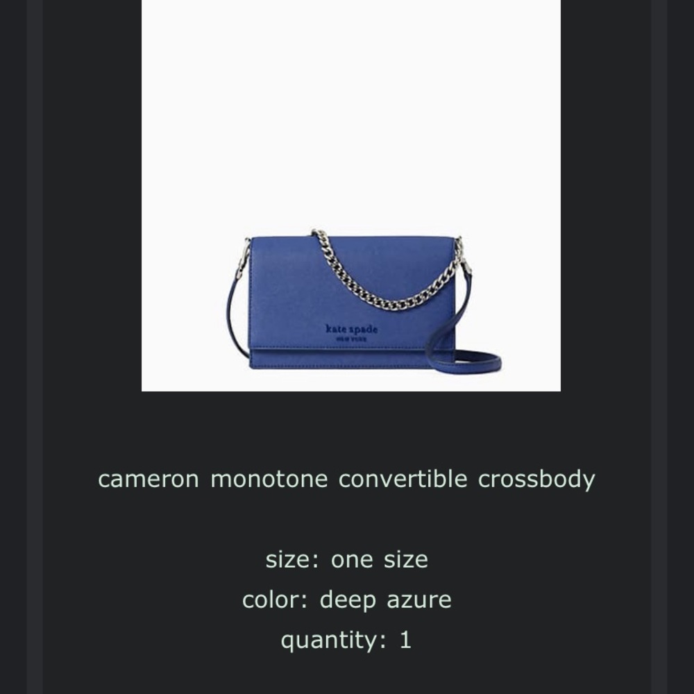 Kate Spade Cameron Monotone Crossbody